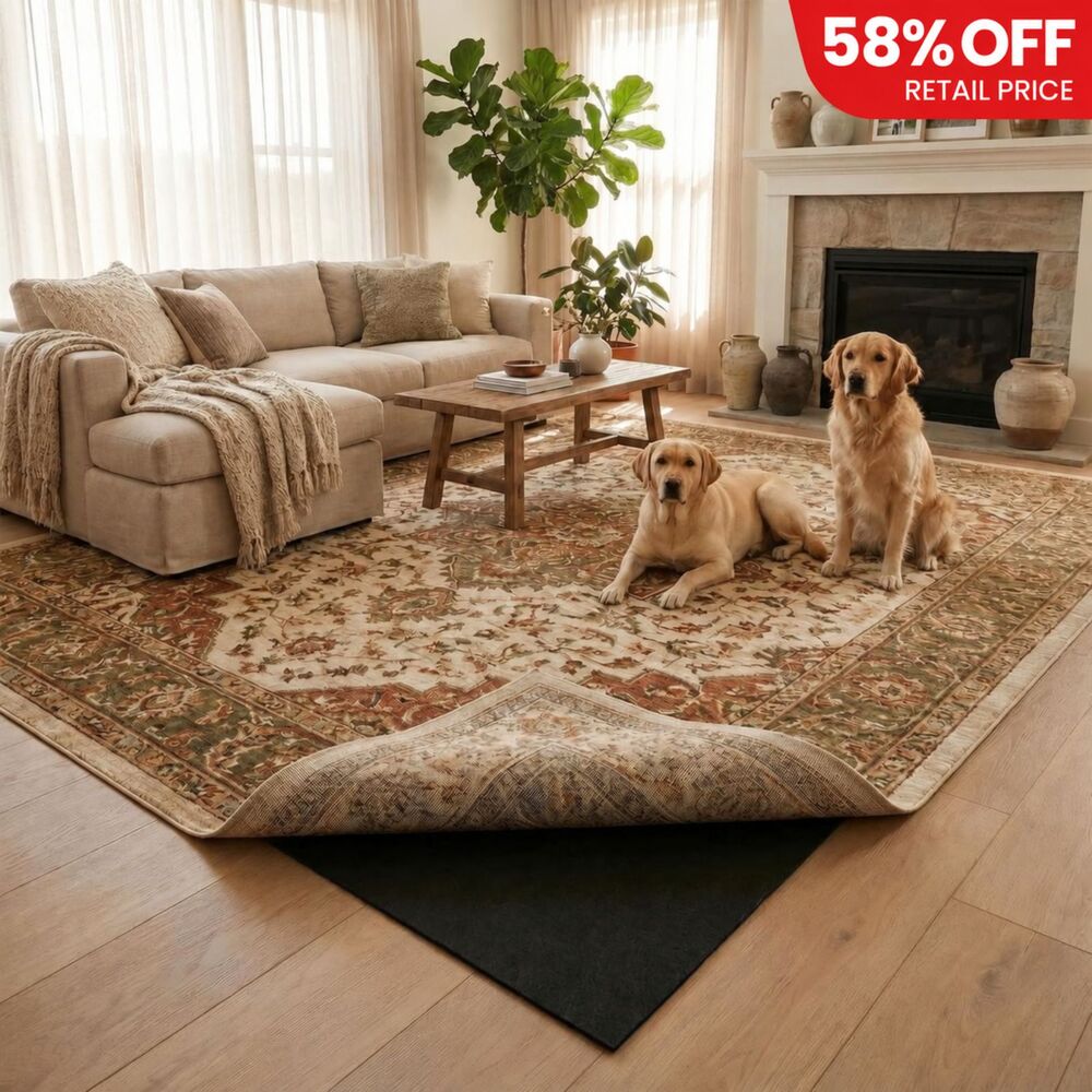 Brand New AHEONLAR Non-Slip Rug Pad – 8' × 10'